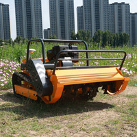 Robot Pemotong Rumput Remote Control Eropa, Murah, Efisiensi Pemotongan Tinggi untuk Rumput Rumah