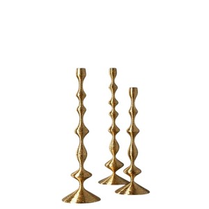 Candelabro de Aluminio Plateado Elegante, Decoración para el Hogar y Bodas, Candelabro de Metal Pulido Elegante, Centro de Mesa, Regalo en Oferta - Product Image 4