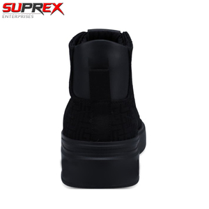 รองเท้าผ้าใบ Suprex Enterprises รุ่น Black B-Court แบบหุ้มข้อสูง มีเชือกผูก สไตล์ลำลอง เหมาะสำหรับออกกำลังกายและเล่นกีฬา คุณภาพสูง ป้องกันกลิ่น - Product Image 3