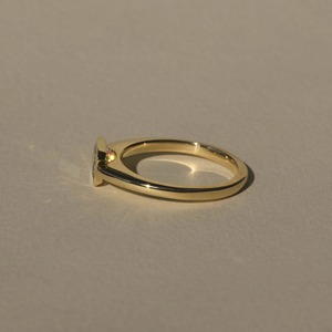 Bague en or 18 carats avec diamant de laboratoire taille émeraude, bijoux fins, design personnalisé, bague de fiançailles, fournisseur de vente directe - Product Image 3