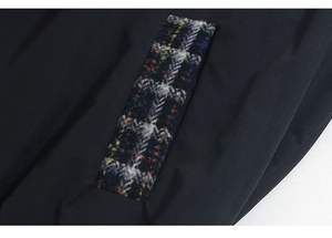 Chaqueta acolchada de diamante de bombardero de vuelo para hombre, chaquetas universitarias ligeras, abrigos acolchados cálidos de invierno - Product Image 4