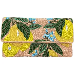 Bolso de Mano Tipo Clutch con Bordado de Cuentas Elegante y Hermoso en Diseño Nuevo con Cuentas de Perlas Hechas a Mano de Alta Calidad para Regalos - Product Image 4