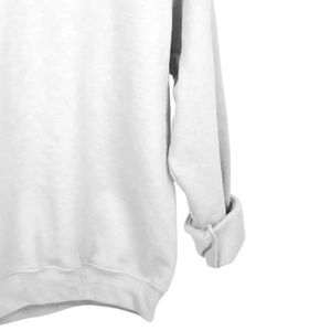 <b>White</b> Sweatshirt <b>for</b> <b>Men</b> Comfortable Casual Wear <b>Long</b> <b>Sleeve</b> Fashionable Unisex Sweatshirt Premium Soft Winter Apparel Cozy - Product Image 6