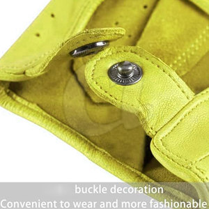 Gants de conduite en cuir durable les plus vendus avec écran tactile pour la marque privée d'hiver à bas quantité minimale de commande - Product Image 3