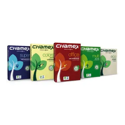 Nhà phân phối của chamex 80 GSM 500 tấm mỗi ream 5 reams mỗi hộp màu trắng 100% độ sáng/chamex A4 bản sao giấy trong 80gr