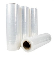 Film d'emballage en plastique PE, film étirable pour palettes, rouleau de film d'emballage, film étirable LLDPE pratique de 10 microns à 50 microns