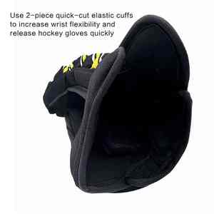 Gants de hockey sur glace personnalisés durables, petit MOQ, 8 à 15 pouces, logo imprimé, équipement de bonne qualité, gants pour jeunes et adultes - Product Image 2