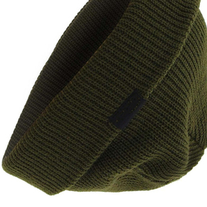 Gorro de invierno de color sólido teñido en blanco liso de alta calidad Unisex con logotipo personalizado al por mayor gorro de punto Acrílico - Product Image 6