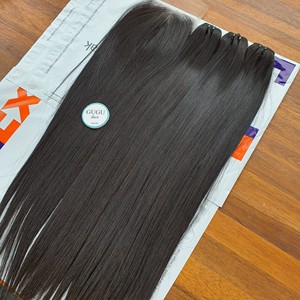 ผมต่อเวียดนามแท้ เกรดซุปเปอร์เวอร์จิ้น เรมี่ แบบเส้นตรง HD สำหรับผมแบบ Double Drawn  จัดเรียงเกล็ดผม - Product Image 2