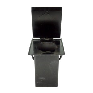 Poste de Estacionamiento Bloqueable de Acero de 90 cm, Barrera Removible para Estacionamiento de Autos - Product Image 5