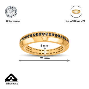 แหวนฮิปฮอปผู้ชายชุบโรเดียม 14k แพลตตินั่ม ประดับพลอยแบบแท่ง ได้รับการรับรองจาก IGI เครื่องประดับคุณภาพสูง - Product Image 6