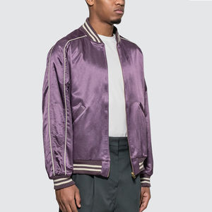 Producto de Venta caliente Chaqueta de satén para hombre para ropa informal Nueva mejor llegada Chaqueta de temporada de invierno de satén de Estilo Vintage para hombres - Product Image 5