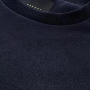 Wholesale Men's 100% Cotton O-Neck Sweatshirts <b>Thick</b> <b>Fleece</b> Winter Custom Printed Solid Designer Pattern Embroidered Logo - Product Image 5