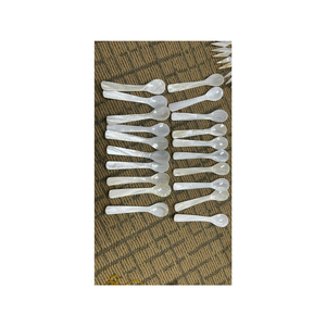 Luxury Mother of Pearl Caviar Spoon Artisanal Shell Spoon with Polished Surface, Non Reactive Material Maintaining - Product Image 1