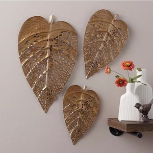 Modern Beautiful Home <b>Decor</b> Famous Modern Artwork Beautiful <b>Wall</b> Art Fashionable <b>Wall</b> Living Room <b>Leaf</b> Shaped <b>Wall</b> Art - Product Image 3