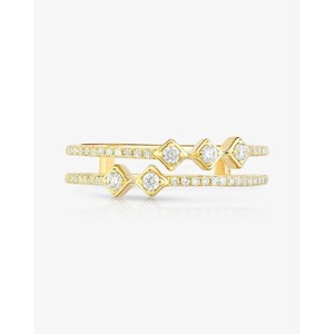 Anillo de boda de diamante de corte redondo cultivado en laboratorio de oro de 10K, anillo de eternidad chapado en oro blanco con joyería de compromiso de diamante de corte redondo - Product Image 5