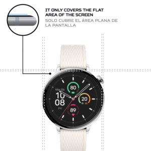 Protector de pantalla ANTISHOCK de 43 mm para OnePlus Watch 3, película protectora premium para tu reloj inteligente duradero - Product Image 4