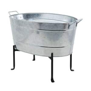 New stylish design customized shape wine <b>tub</b> & wine chillers prime quality hammered stainless steel wine bucket - Product Image 5