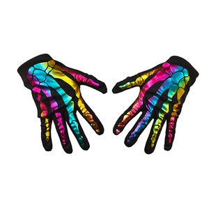 Guantes unisex de Halloween para nudillos, guantes de fantasma, dedo corto, fiesta Rave, rendimiento, poliéster/viscosa, antibolitas para hombres y mujeres - Product Image 3