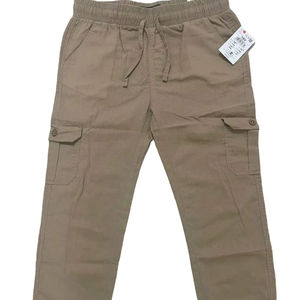100% Cotton Cargo <b>Joggers</b> Long Pants Anti-Wrinkle Work Style Baggy Sweatpants Mid-Waist <b>Loose</b> <b>Fit</b> Colored Wash Wrinkled Technics - Product Image 2