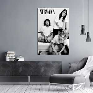 Póster moderno de Nirvana para decoración del baño - Product Image 3