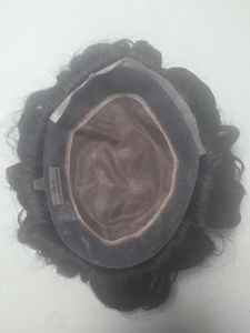 Autrichien Taz Hair Bangladesh Perruque de toupet de cheveux humains mono de qualité supérieure avec corps naturel et styles de vagues profondes Prothesis - Product Image 4