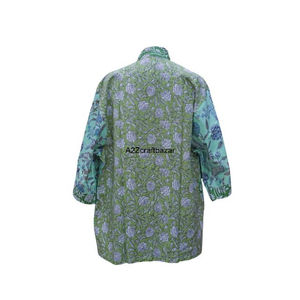 Robe courte à manches longues bohème florale vintage pour femmes 100% coton Tissu respirant et lisse pour les vacances d'automne/hiver - Product Image 5