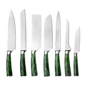 Juego de Cuchillos de Chef Profesionales de Acero Inoxidable con Hojas Hechas a Mano de Primera Calidad, Alta Durabilidad y Diseño Sostenible para Uso con la Mano Derecha - Product Image 2