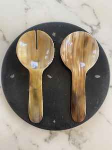 ช้อนเสิร์ฟกระดูกฮอร์นสไตล์นางฟ้าทำมือช้อนตกแต่งสไตล์สูงสำหรับงานฝีมือรูปพระจันทร์เสี้ยว - Product Image 4