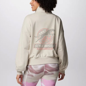 Sudaderas de Mujer Hechas en Pakistán, Talla Personalizada, Manga Larga, Sudaderas con Media Cremallera para Mujer, Gran Venta - Product Image 2
