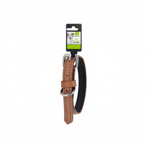 Raised Center Design PU Dog <b>Collar</b> for <b>Pets</b> - Product Image 2