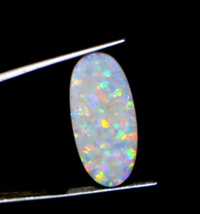 โอปอลธรรมชาติจากออสเตรเลีย 22 กะรัต รูปไข่ ทรงคาโบชอง คูเบอร์เพดี้ คุณภาพสูง งานแฮนด์เมด - Product Image 2