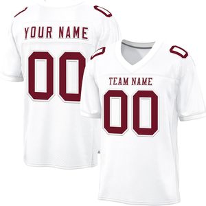 OEM Custom Quick Dry American Football Jerseys Breathable Polyester <b>Mesh</b> Training Team Uniform <b>Screen</b> Print Wholesale Short - Product Image 3