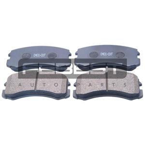 Set di pastiglie freno anteriori FEBEST (0401-CKF) - Product Image 1