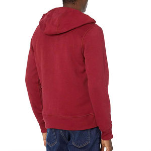 Ventes en gros de sweats à capuche décontractés pour hommes d'hiver, manches longues, imprimé cœur, style streetwear, 100% coton, tricot uni doublé - Product Image 2