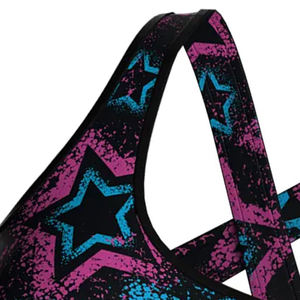 Soutien-gorge de sport imprimé par sublimation grande taille, soutiens-gorge de sport solides et respirants pour femmes, vêtements de yoga de fitness de la plus haute qualité - Product Image 6