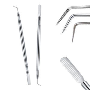 Herramienta de Permanente y Lifting de Pestañas Bahasa Wholesale, Separador de Pestañas de Acero Inoxidable con Peine de Separación de Bahasa Pro - Product Image 1