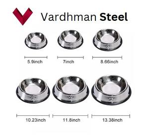 Vente flash : Petits bols en acier inoxydable pour chiens, antidérapants, bols pour nourriture pour animaux de compagnie, pour chats et oiseaux, pour l'alimentation en voyage - Product Image 5