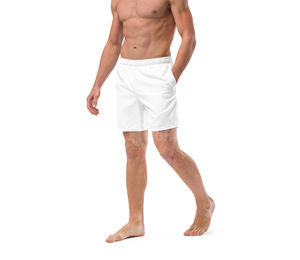 Pantalones cortos de baño de cintura media estilo callejero para hombre al por mayor, bañadores transpirables de secado rápido de color sólido, bañadores cortos de playa - Product Image 3