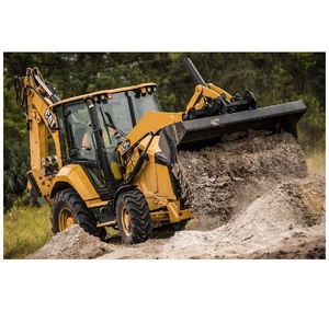 Excellente pelle-chargeuse de chantier CAT 420 équipée d'une benne frontale polyvalente et d'une flèche extensible - Product Image 6