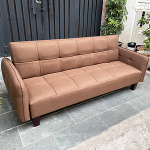 Contemporary Convertible <b>Sofa</b> <b>Bed</b> with Dark Coffee-Colored Cushion BNS1802 Extendable and Reclining for Living Room - Product Image 6
