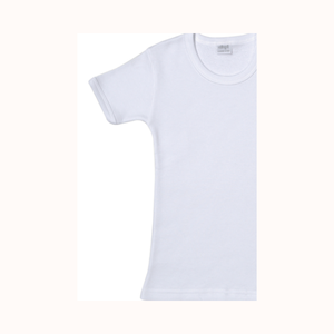 <span class=keywords><strong>Maglietta</strong></span> Unisex <span class=keywords><strong>bianca</strong></span> per bambini realizzata in cotone 100% dal grossista italiano disponibile per l'esportazione globale alla rinfusa - Product Image 4