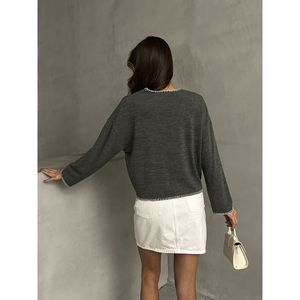 Blusas de Punto para Mujer con Punto de Pastor, Camisas Cómodas al por Mayor para Mujer - Product Image 1