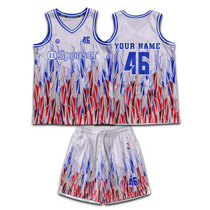 Ensemble d'uniformes de basket-ball de marque personnalisée Vêtements de sport en tissu à séchage rapide léger évacuant l'humidité T-shirt de basket-ball Fabriqué au Vietnam - Product Image 1