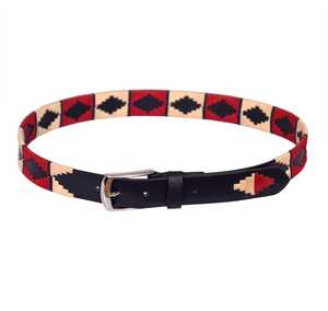 Cinturón de Cuero Personalizado para Montar a Caballo, Cinturón Deportivo de Cuero Genuino con Bordado Argentino, Cinturón de Cuero William Polo para Hombre - Product Image 2