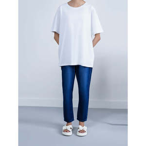 Pantalon en jean ZIVEN Perfect Mom Fit respirant, coupe skinny cargo, déchiré, taille haute, extensible, ample, pour femme, idéal pour le printemps - Product Image 2