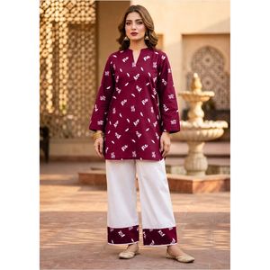 Conjuntos de Traje ORINGA Serie EMB para Mujer, Traje de 2 Piezas Cosido, Excelente Relación Calidad-Precio a Rs 2099/-. - Product Image 3