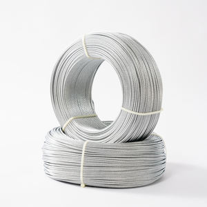 Grossiste en câbles métalliques - Corde à linge blanche flexible, câble souple 1/4\", câble métallique galvanisé, câble métallique en acier recouvert de PVC - Product Image 3