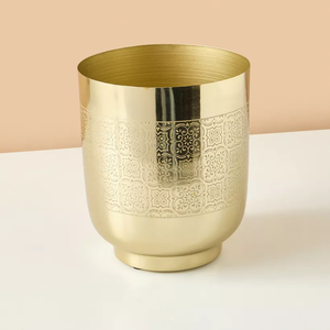 Jardinière en fer martelé la plus vendue avec support Articles de décoration pour la maison disponibles en vrac en provenance d'Inde - Product Image 2