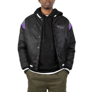 Veste en satin pour homme, prix de gros, best-seller, coupe-vent, respirante, meilleure qualité, veste d'hiver en satin pour homme - Product Image 3